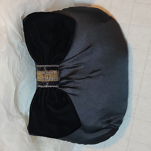 Avon, Black Beaded Fantasy Evening Bag - Picture 1 of 8